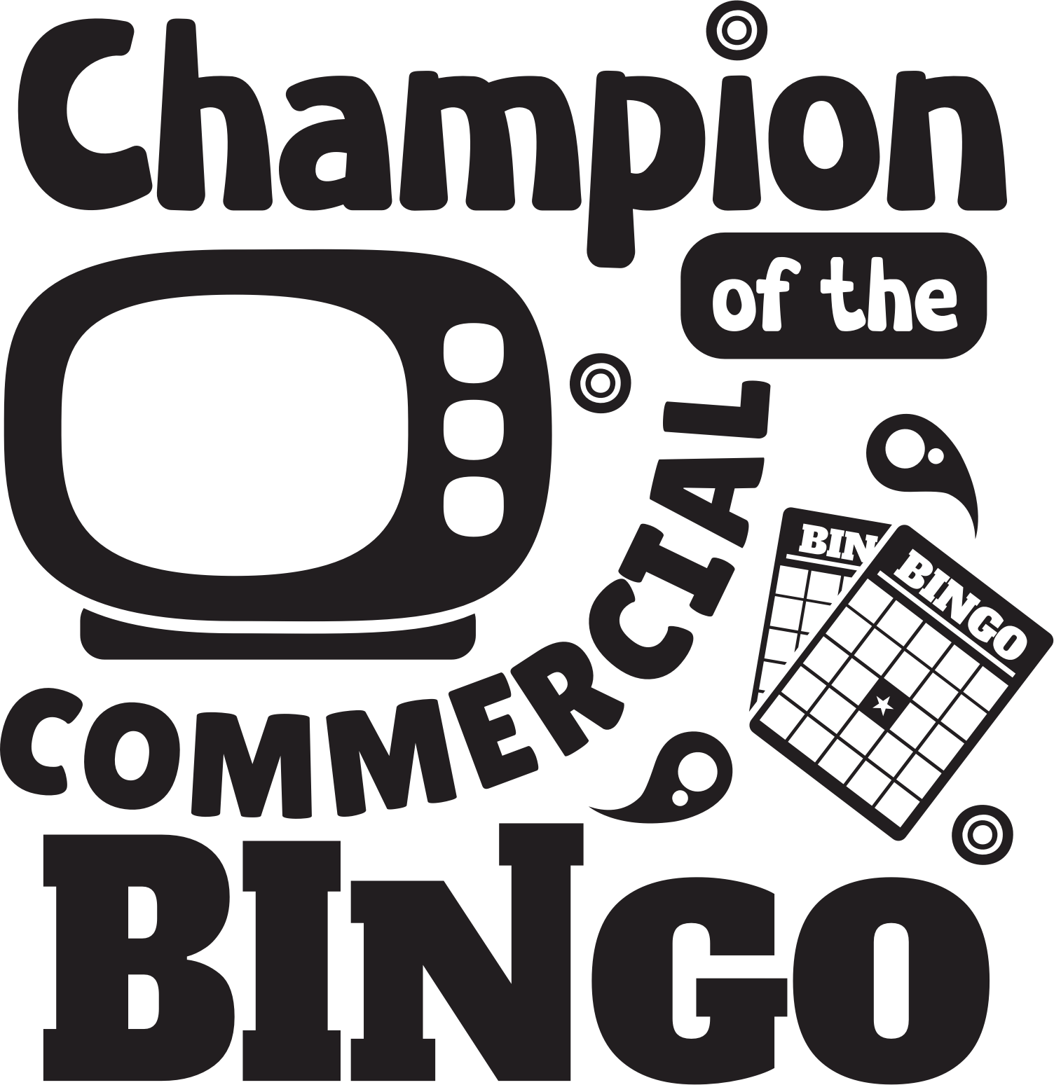 Champion Commercial Bingo Retro Tv