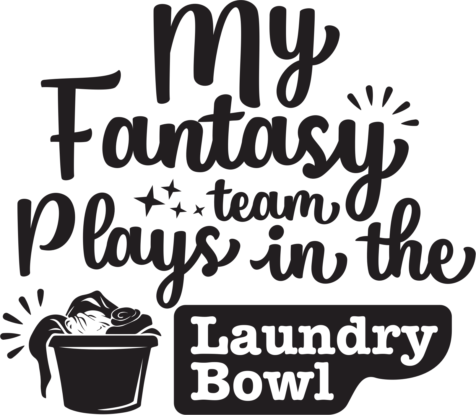 Fantasy Team Laundry Bowl